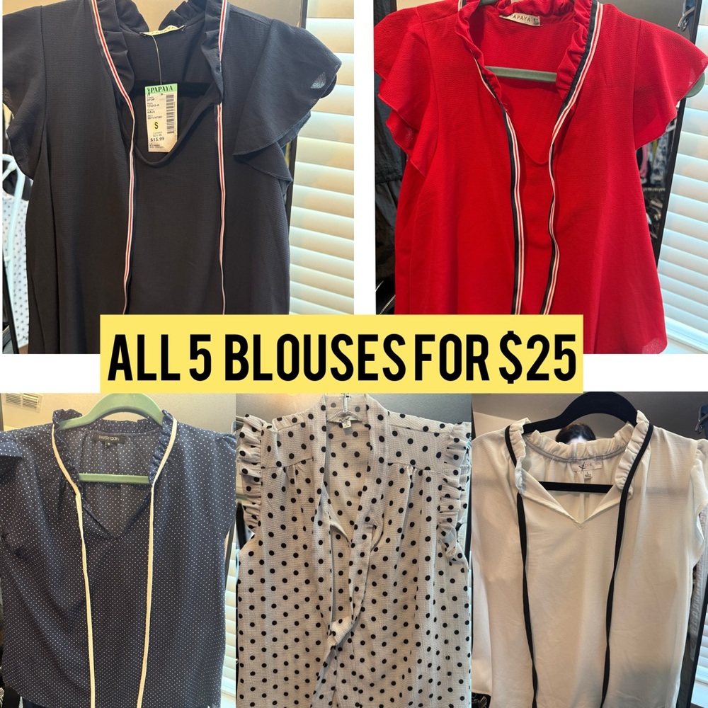 All 5 Tops for $25